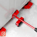 LiftRoller™ – Movedor de Móveis Pesados 5 Peças com Rodinhas Giratórias e Alavanca