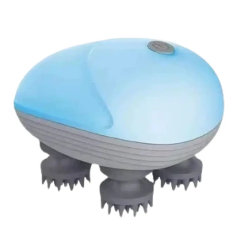 massageador capilar azul