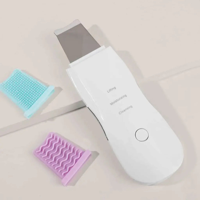 Aparelho de Peeling Ultrassônico - DermaWave™ – com Limpeza Facial Profunda e Remoção de Cravos