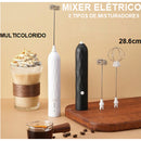 Mix Pro 3™ – Mixer Portátil USB com 2 Batedores Inox