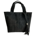 Bolsa Feminina de Camurça Sintética com Franjas Estilo Boho Chic | Tendência Inverno 2025