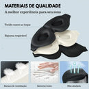 Máscara de Sono 3D DreamShade – Bloqueia Luz, Ideal para Viagens e Sono Profundo