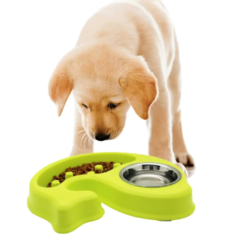 SlowPets™ – Comedouro Inteligente Antivômito para Pets de Pequeno Porte