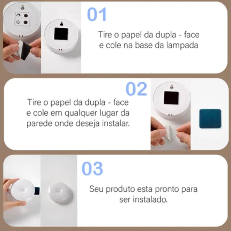 SenseLight™ – Luminária LED com Sensor de Presença para Iluminação Inteligente