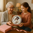 DivinaCasa™ – Enfeite Decorativo da Sagrada Família em Acrílico com Efeito Visual 3D